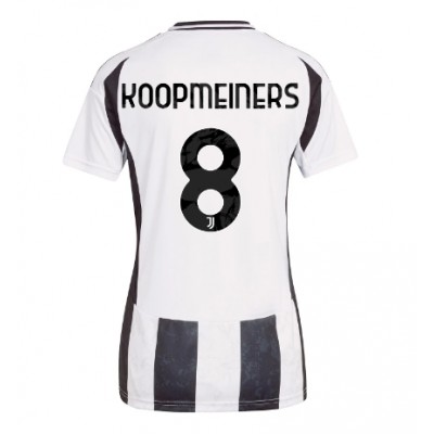 Dres Juventus Teun Koopmeiners #8 Domaci za Žensko 2024-25 Kratak Rukav Dres Juventus Teun Koopmeiners #8 Domaci za Žensko 2024-25 Kratak Rukav